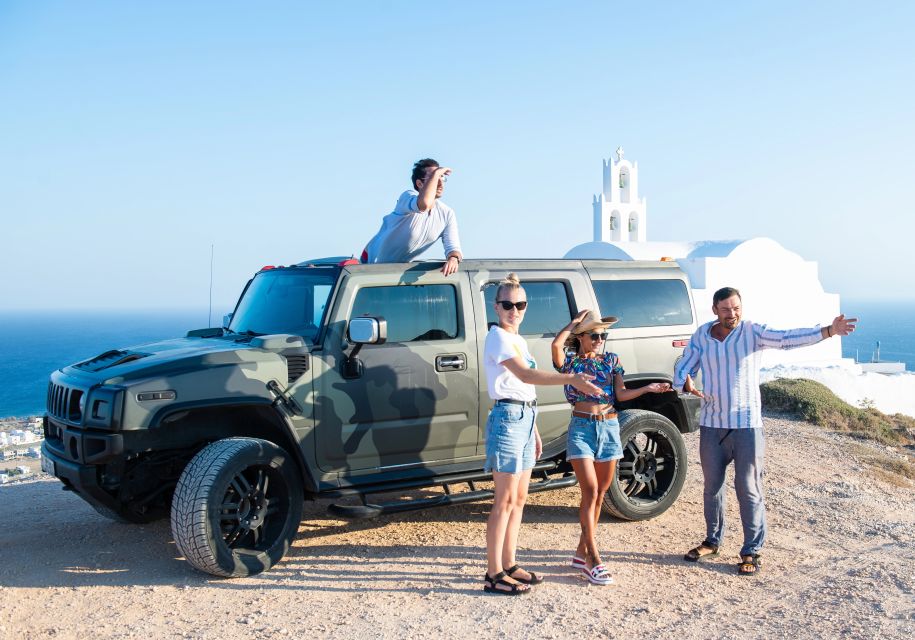 Santorinis Private HUMMER Adventures - Scenic and Cultural Exploration