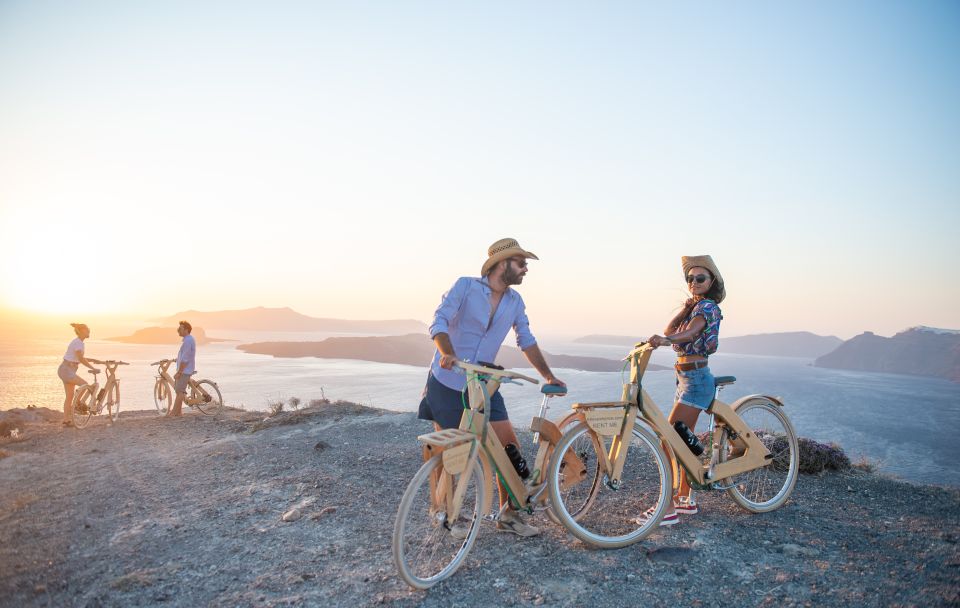 Santorinis Private Wooden E-Bike Tour With Lunch or Dinner - Explore Perissas Coastline