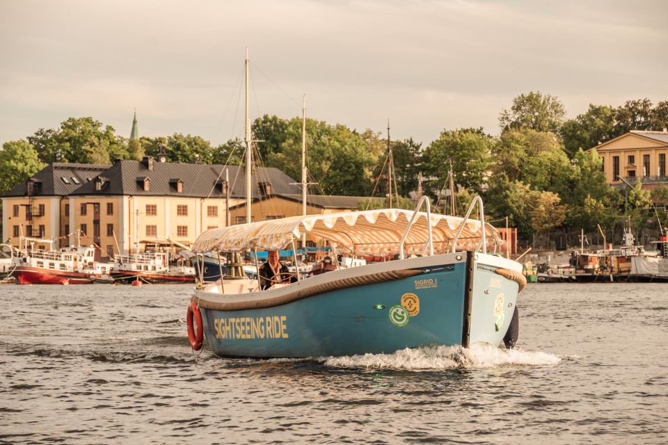 Stockholm: City Sightseeing Open Electric Boat Tour - Included in the Tour