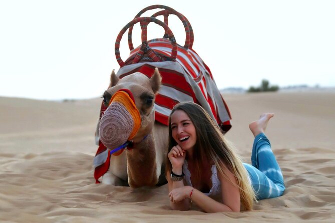 Sunset Camel Trek & Red Dunes Safari With BBQ at Al Khayma Camp From Dubai - Camel Trekking and Dune Bashing