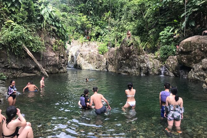 The El Yunque Hike Adventure to Las Tinajas Waterfall From Fajardo - Swimming in the Natural Pools