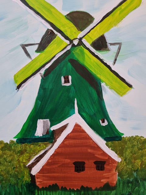 Zaandam: Paint a Dutch Windmill in a Cozy Atelier - Instructor and Guidance