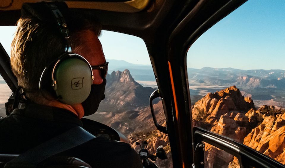 Zion National Park, Canaan Cliffs: Extended Helicopter Tour - Inclusions