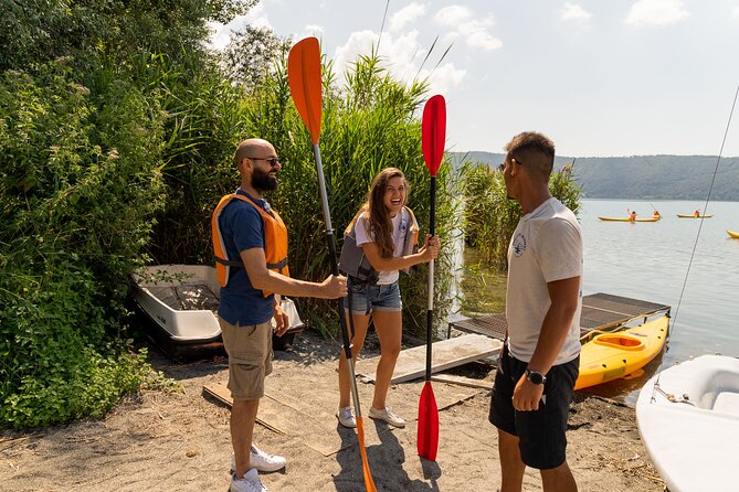 Castel Gandolfo Kayak Tour With Wine and Food Tasting - Meeting Point and Pickup Information