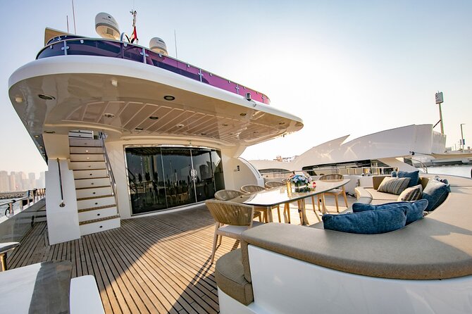 Dubai Harbour Super Yacht Experience With Live Station & Drinks - Traveler Reviews