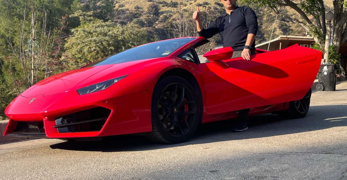 Hollywood Sign 30 Min Lamborghini Driving Tour - Professional Photography Opportunities