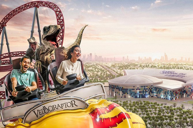 IMG Worlds of Adventure Ticket With Optional Fast Track Upgrade - Transportation and Parking