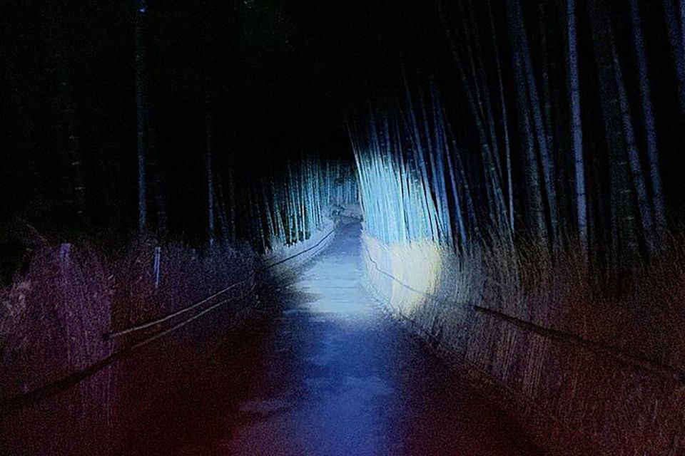 Kyoto Ghost Tour: Ghosts, Mysteries & Bamboo Forest at Night - Mysterious Saga-Arashiyama Station