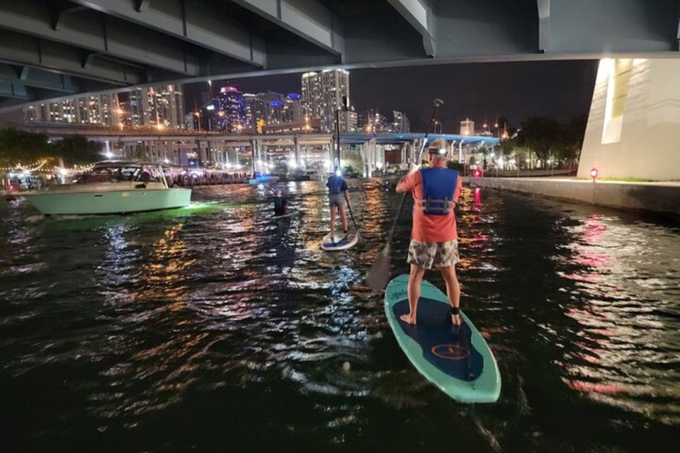 Miami: City Lights SUP or Kayak Night Tour - Cancellation Policy