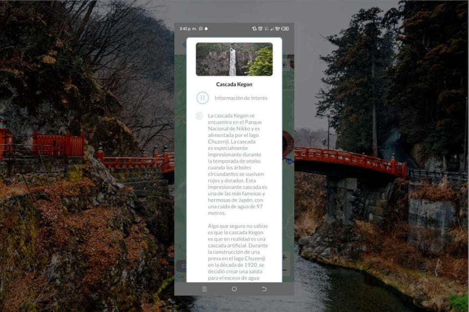 Nikko Self-Guided Tour App With Multi-Language Audioguide - Booking and Reservation Policies