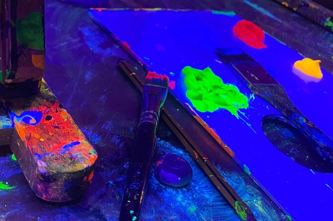 Paint a Neon Fluorescent Picture While Drinking Unlimited Wine - Explore Valencia