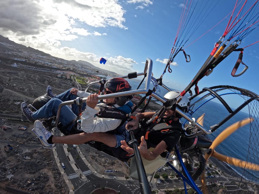 Paratrike Flying: (Motorised) as a COUPLE in TENERIFE - Tandem Motorised Flight Experience