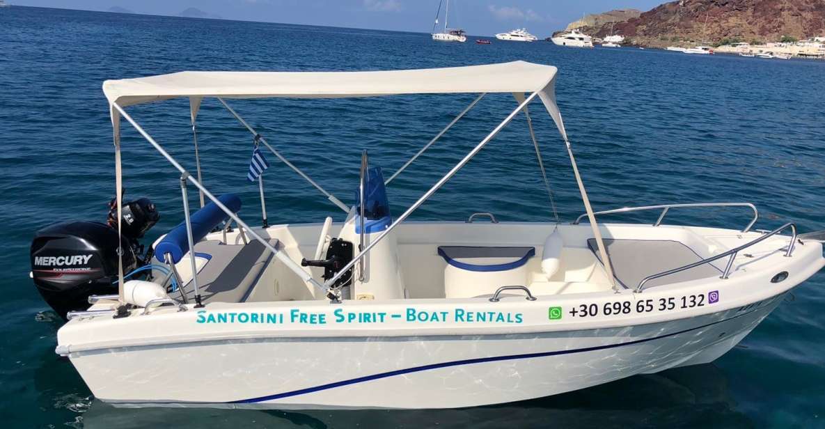 Santorini: License-Free Boat Rental With Ice, Water, & Fruit - Customer Reviews