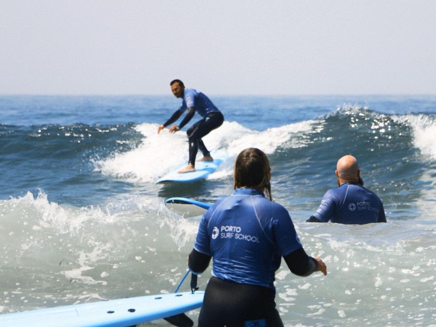 Surf Day at Porto Surf School 3h Surf Lesson With Shuttle - Meeting Point