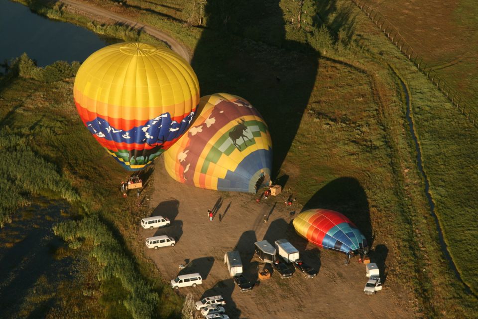 Teton Village: Grand Tetons Sunrise Hot Air Balloon Tour - Meeting Point and Directions