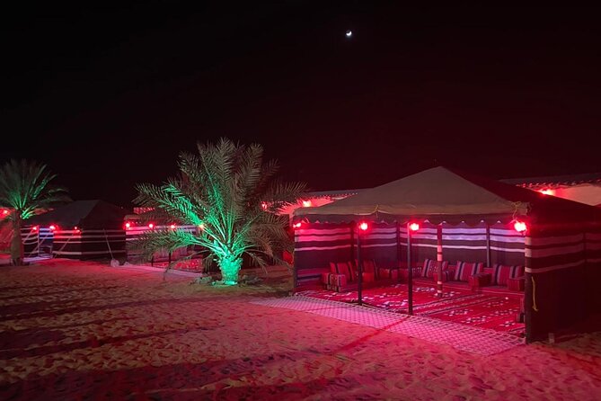 VIP Evening Desert Safari With BBQ Dinner -Camel Ride (Shared) - Soft Drinks and Water