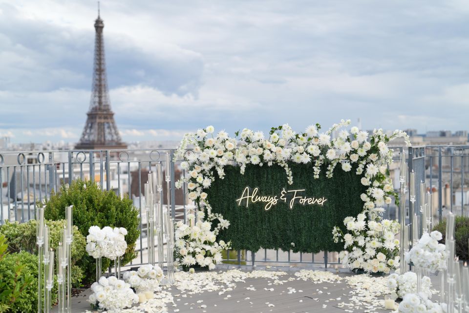 Wedding Proposal on a Parisian Rooftop With 360° View - Proposal Highlights