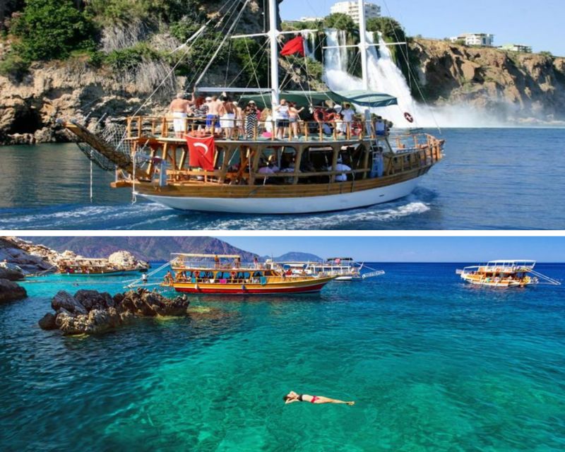 Antalya Relax Boat Trip With Lunch to the Waterfall - Journey to Kundu Lara