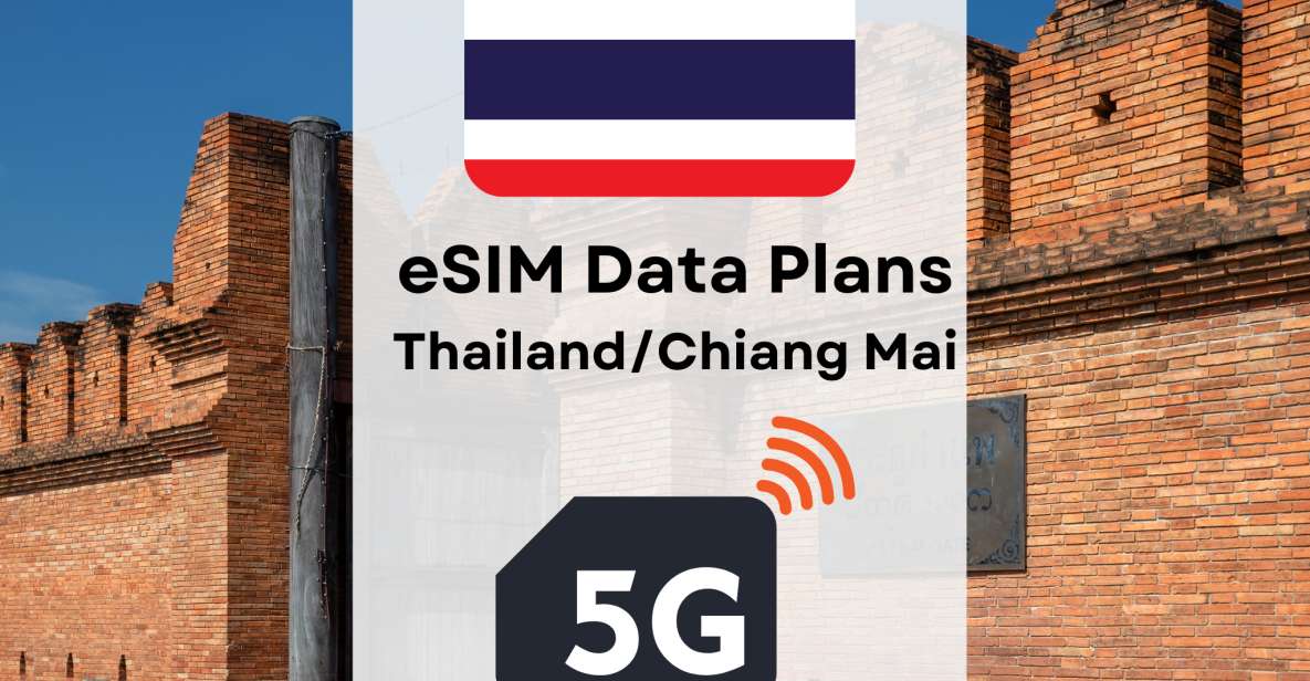 Chiang Mai: Esim Internet Data Plan for Thailand 4g/5g - Tailored Data Packages