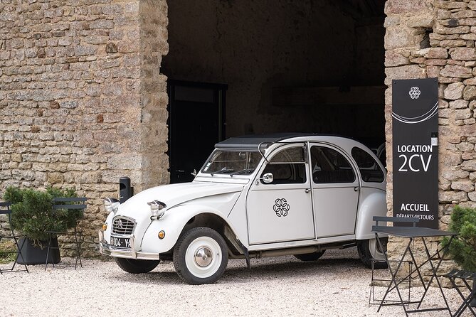 Citroën 2CV Burgundy Rental • Self-Guided Getaway - Fuel Surcharge and Parking