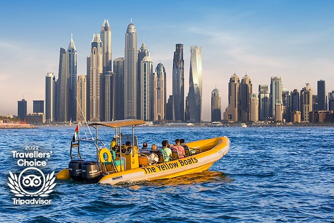 Dubai Marina Guided Sightseeing High-Speed Boat Tour - Cruising the Palm Jumeirah