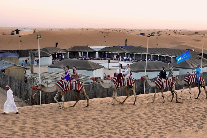 Dubai: Sunset Camel Caravan Safari With BBQ Dinner at Al Khayma Camp - Al Khayma Desert Camp