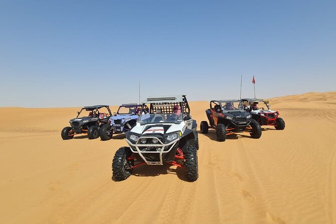 Dubai: Unique SUNSET Buggy Red Dunes Safari - Group Size and Limitations