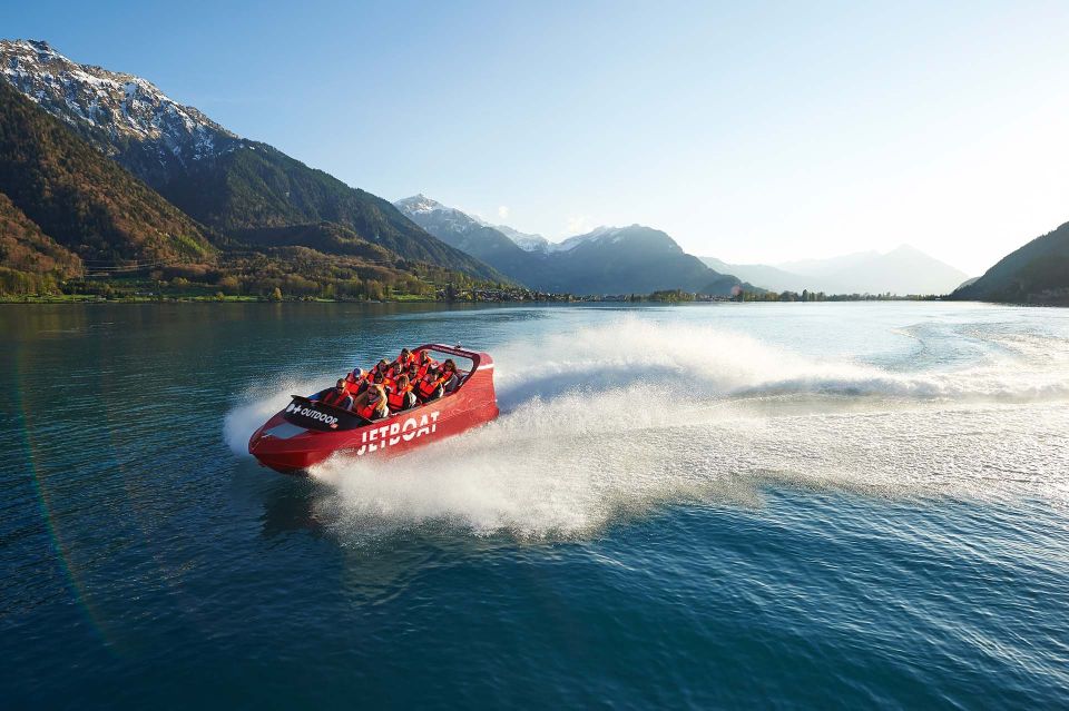 Interlaken: Scenic Jetboat Ride on Lake Brienz - Duration and Language