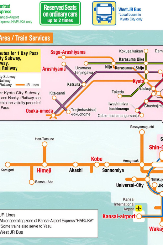 JR West Kansai Area Pass Review - Additional Considerations