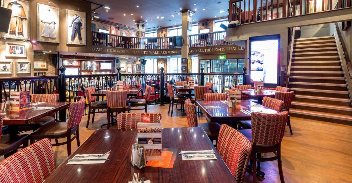 Manchester: Hard Rock Cafe With Set Menu for Lunch or Dinner - Booking and Cancellation