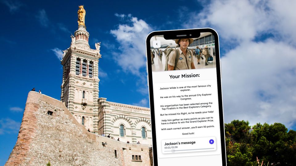 Marseille: City Exploration Game and Tour on Your Phone - Ideal for Couples and Families