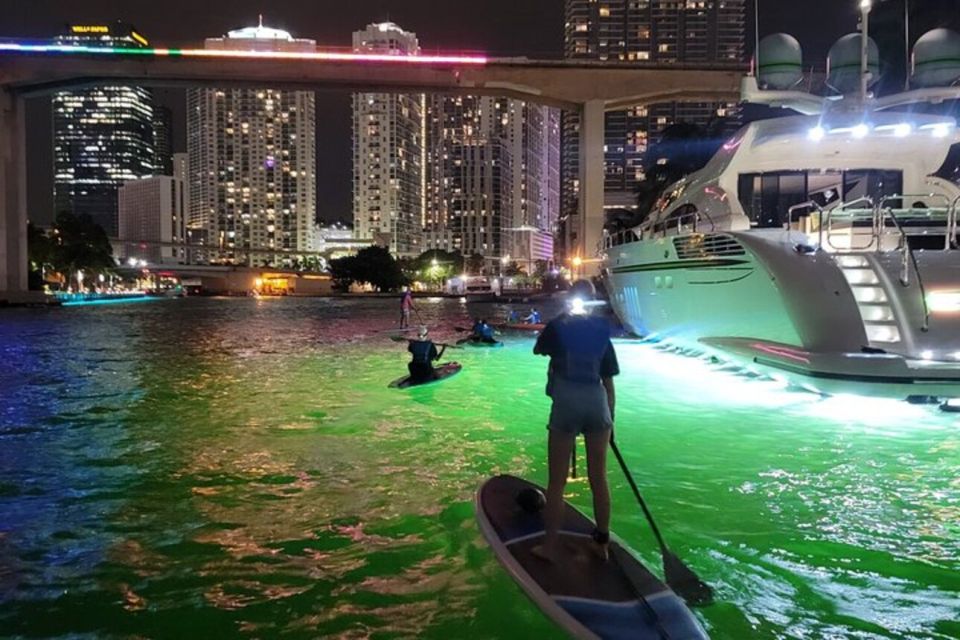 Miami: City Lights SUP or Kayak Night Tour - Important Information