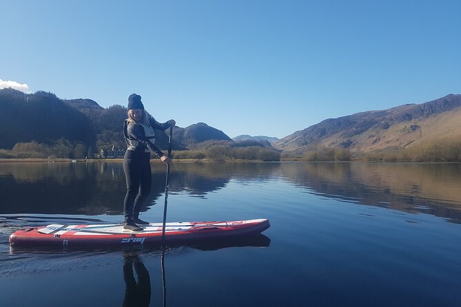 Paddle Boarding on Derwent Water - Preparing for the Tour