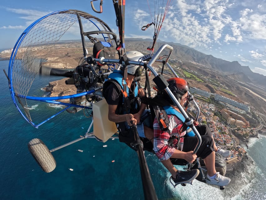 Paratrike Flying: (Motorised) as a COUPLE in TENERIFE - Passenger Communication During Flight