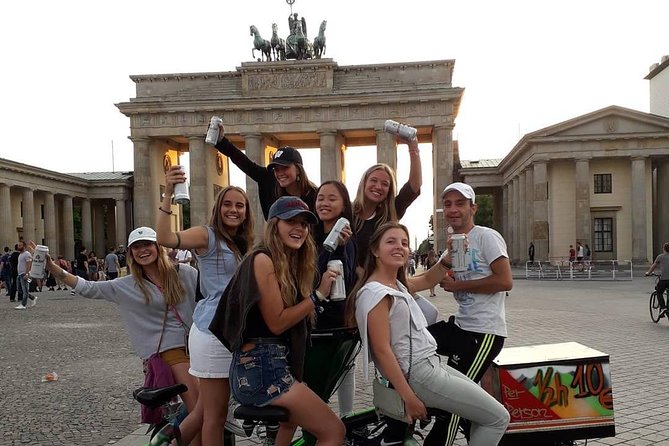 Party and Beer Bike Private Sightseeing Tour Berlin With Pick-Up - Private Tour Experience