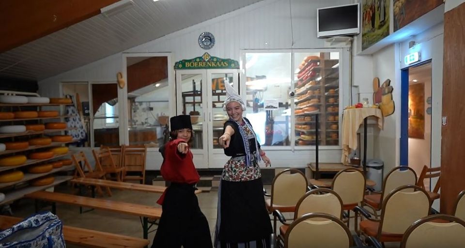 Picture in Volendam Costume With Cheese and Clog Tour - Accessibility and Mobility