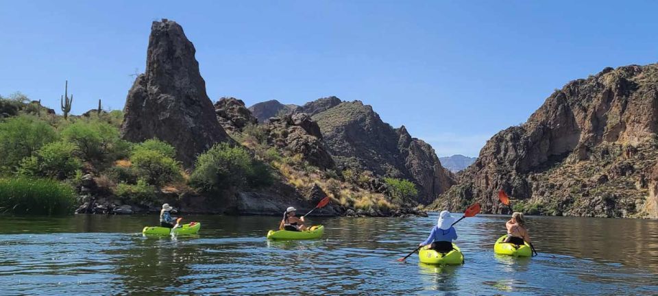 Saguaro Lake: Guided Kayaking Tour - Preparation and Recommended Attire