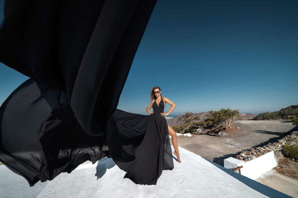 Santorini: Flying Dress © Photoshoot Express Package - What to Bring