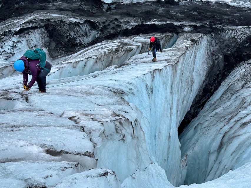 Sólheimajökull: Private Extreme Glacier Hike With Ropes - Descending Into Ice Holes