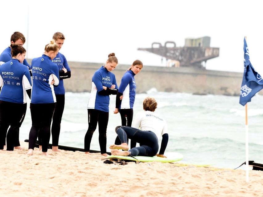 Surf Day at Porto Surf School 3h Surf Lesson With Shuttle - Transport to Beach