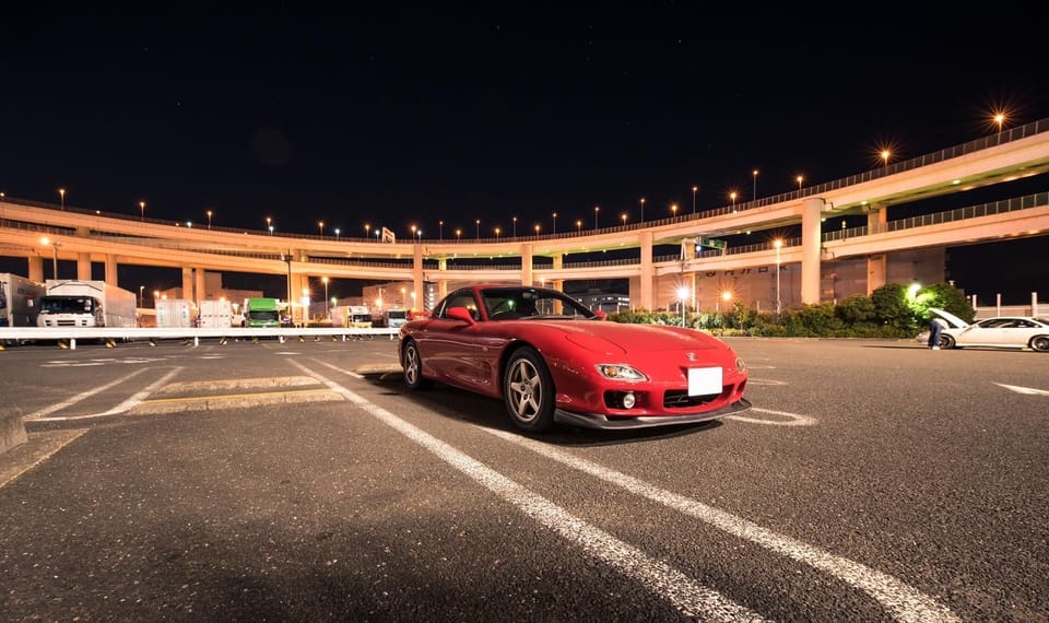 Tokyo: RX-7 FD Daikoku Car Meet JDM Experience (Night) - Scenic Drives