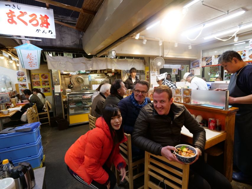 Tokyo: Tsukiji Fish Market Seafood and Sightseeing Tour - Lunch