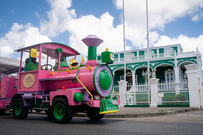 Trolley Train City Centre in Curacao - Experiencing the Open-Air Trolley Ride