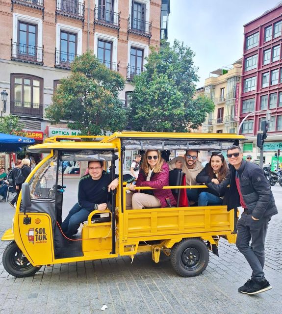 Tuk Tuk 1 Hour for the Best of Madrid With Audio Guide - Things To Known