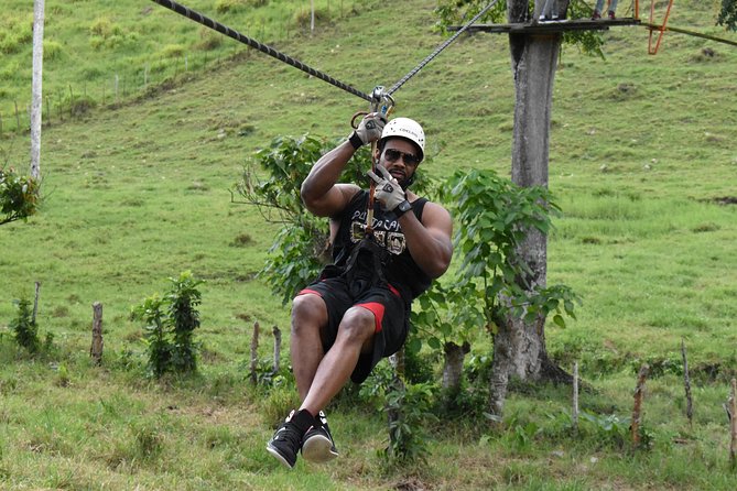 Ziplining From Punta Cana - Unique Carbon Fiber Lines in Punta Cana - Adrenaline-Fueled Zipline Adventure