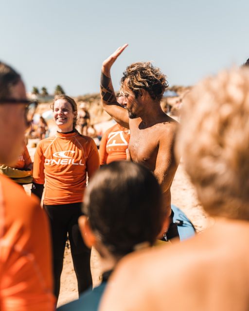 Albufeira: Surf Lessons on Galé Beach - Meeting Point and Warm-Up