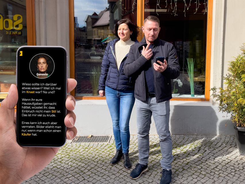 Aschersleben: Smartphone-Based Interactive Detective Game - Narrated Story by Professionals