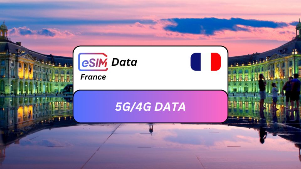 Bordeaux: France Esim Roaming Data Plan - Comparison of Data Plan Sizes