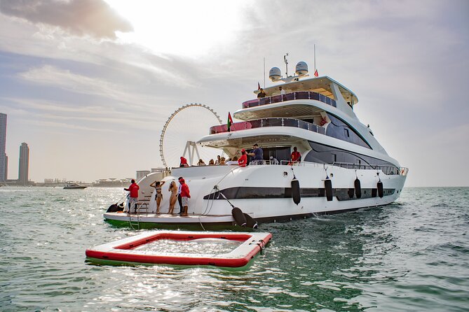 Dubai Harbour Super Yacht Experience With Live Station & Drinks - Cancellation Policy