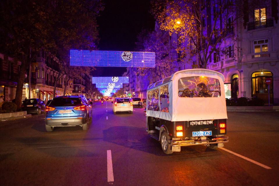 Madrid: Private Christmas Lights Tour by Electric Tuk-Tuk - Tips for an Enjoyable Tour